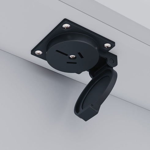 Dane Moroccan Gray Mirror Cabinet With Cosmetic Shelf