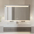 Miller Frameless Frosted Top Strip Frontlit LED Bathroom Mirror