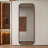 Merimbula Rectangular Walnut Wood Full Length Wall Mirror