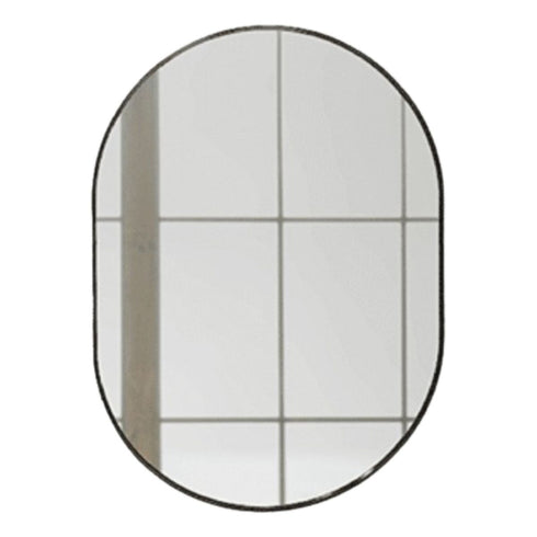Kirra Oval Black Wall Mirror