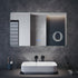 Kaylee 3x Magnification LED Bathroom Mirror with Wall Outlet & Memory Function