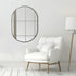 Kirra Oval Black Wall Mirror