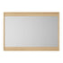 Fintan Modern Solid Oak Rectangular Wall Mirror with Rounded Edges