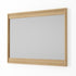 Fintan Modern Solid Oak Rectangular Wall Mirror with Rounded Edges