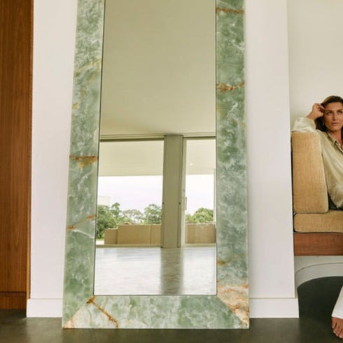Mallee Large Natural Stone Mirror