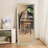 Derya Full Length Cream Wall Mirror - Freestanding Bedroom Mirror
