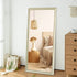 Derya Full Length Cream Wall Mirror - Freestanding Bedroom Mirror