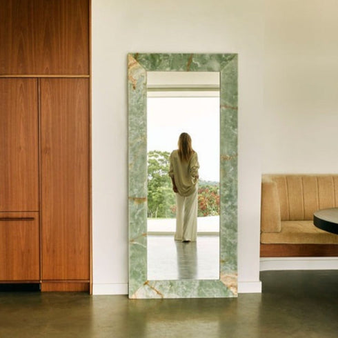 Mallee Large Natural Stone Mirror