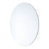 Militon Bathroom Round White Mirror Cabinet