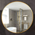 Kiora Rose Gold Round Wall Mirror