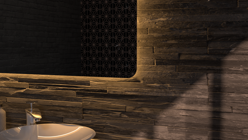 Salvatore Rectangle Antifog 3 Colour LED Backlit Bathroom Mirror With Optional Bluetooth