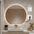 Sol Frameless Crescent Moon Backlit LED Wall Mirror