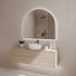 Aurelio Antifog Arch Shaped 3 Colour Backlit LED Bathroom Mirror With Optional Bluetooth