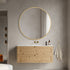 Kiora Rose Gold Round Wall Mirror