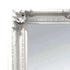 Gabriel Ornate Brushed White Wall Mirror