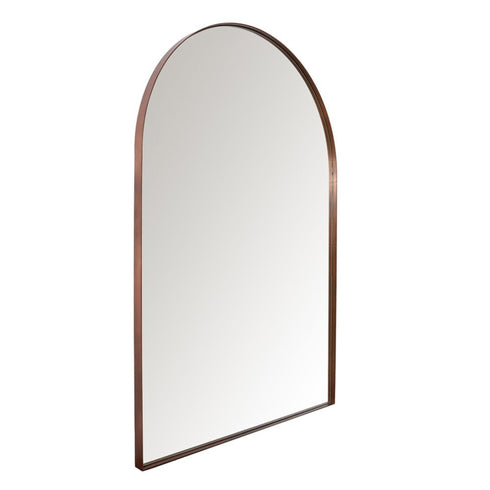 Arched Full Length Antique Brass Mirror