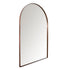 Arched Full Length Antique Brass Mirror