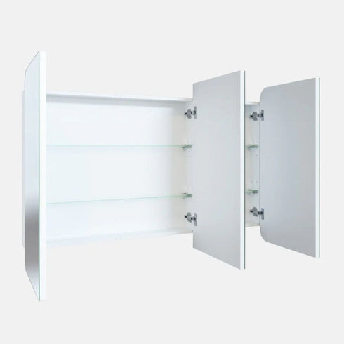 Elijah Frameless 3-Door Mirror Cabinet
