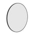 Cecilia Black Round Wall Mirror