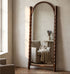 Willow Arch Full Length Dark Wood Wall Mirror