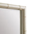 Juergen Off-White Bamboo Style Wall Mirror - Coastal Rectangular Decorative Mirror