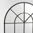 Liorah Iron Arched Black Wall Mirror