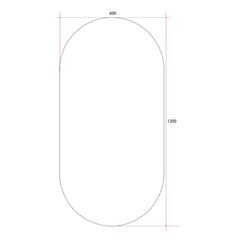 Emrys Oval Bathroom Wall Mirror