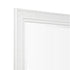Chinoise Hand Painted White Wall Mirror