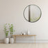 Kiora Black Round Wall Mirror