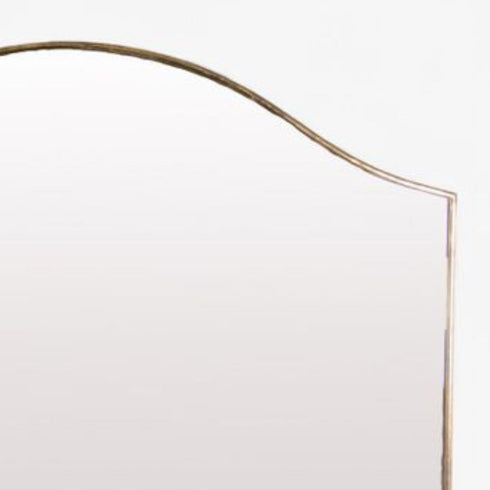 Erich Classic Arched Mantle Gold Frame Wall Mirror