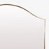 Erich Classic Arched Mantle Gold Frame Wall Mirror