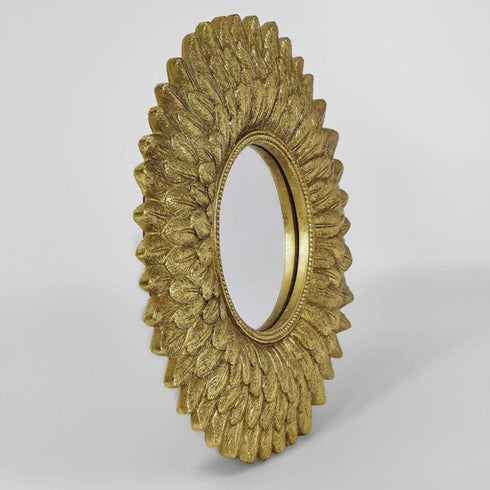 Petale Gold Wall Mirror