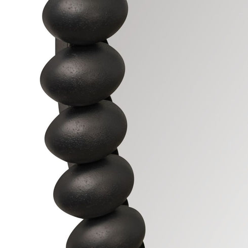 Brielle Round Wall Mirror Black