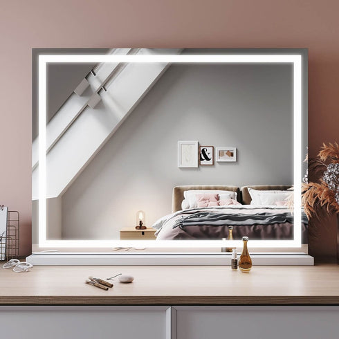 Ainsley Hollywood 3 Color LED Light Makeup Mirror With USB Charge