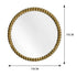 Miro Gold Sunburst Round Wall Mirror
