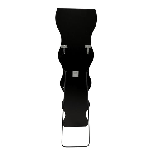 Back of Wavy Timeless Mirror with MDF support and hooks