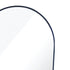 Ronan Black Aluminium Arch Floor Mirror with Stand