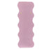 back of Auren Wavy Teddy Velvet Full Length Pink Wall Mirror