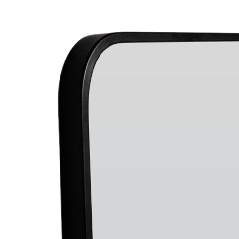 Evea Matt Black Wall Mirror
