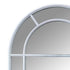Maxwell Arched White Wall Mirror