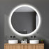 Lakelands Frosted LED Dimmable 30mm Strip Round Mirror with Defogger