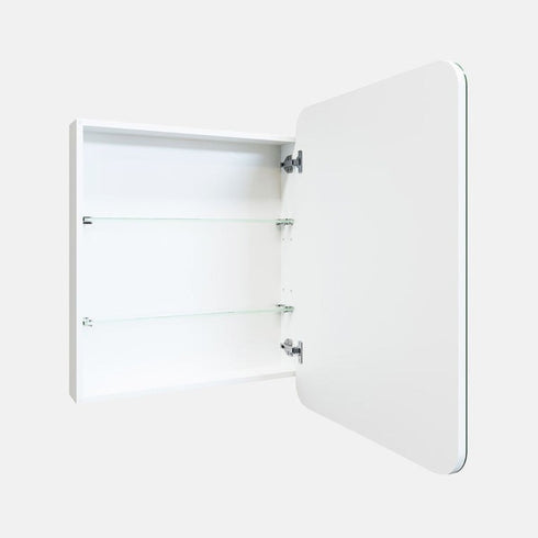 Elijah Frameless Single Door Rectangle Mirror Cabinet