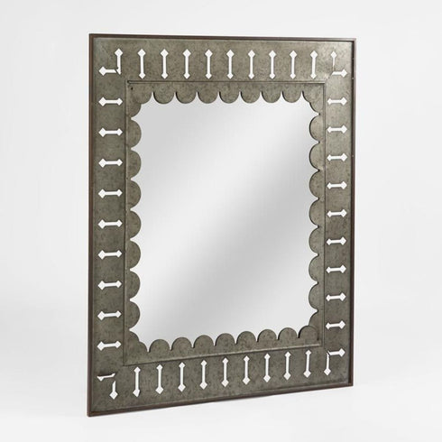 Oscar Silver Wall Mirror