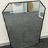 Gerard Octagon Mirror 90cm x 60cm black aluminium frame, full front view
