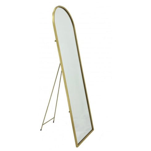 Harlow Gold Arch Floor Mirror - Full Length Freestanding Mirror