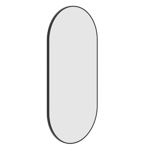 Italia Pill Black Wall Mirror