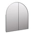 Amaris Brushed Nickel Arch Mirror Cabinet