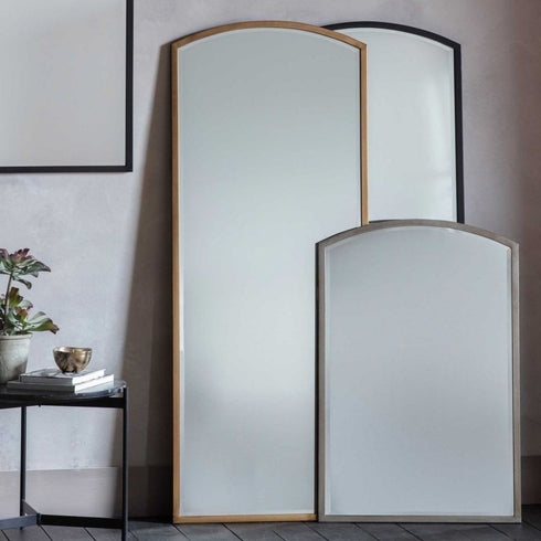 Hirshel Arch Antique Gold Wall Mirror