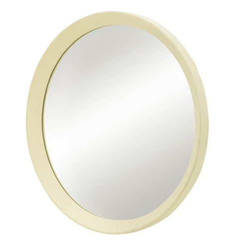 Perci Wood Round Mirror