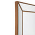 Zeta Gold Beaded Frame Wall Mirror
